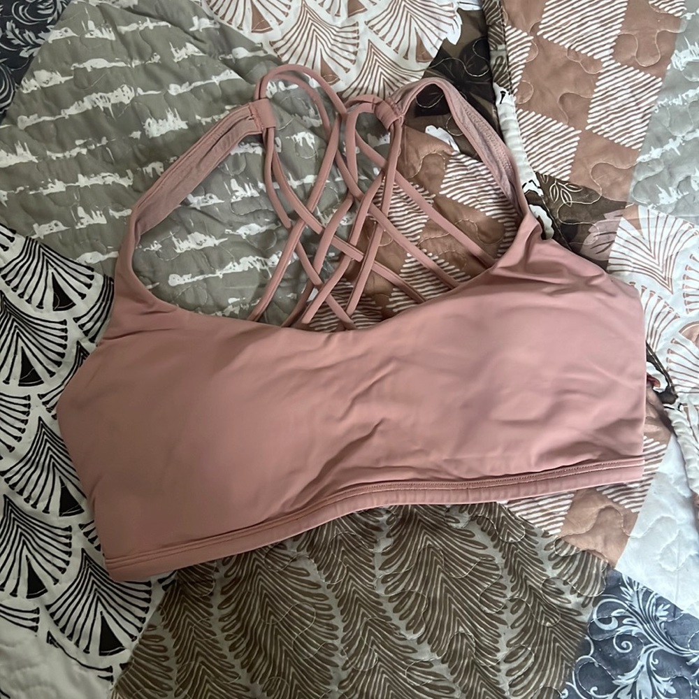 Lululemon Pink Free to Be Bra